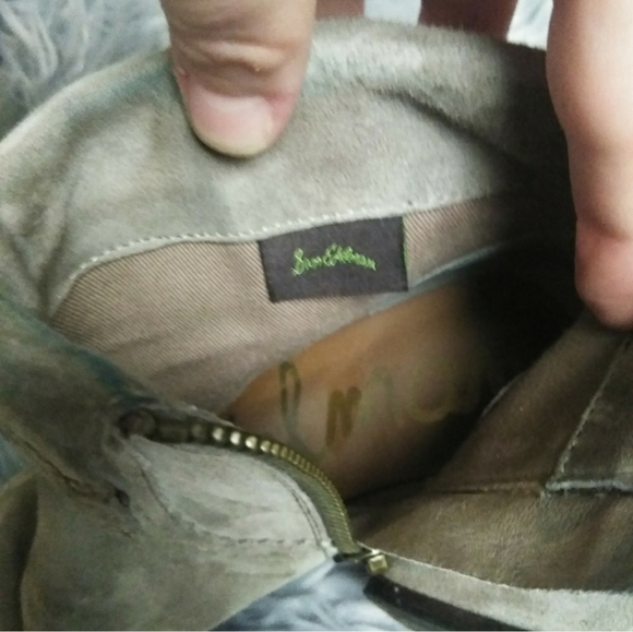 Sam Edelman tan suede Louie Fringe bootie sz 6 - Picture 5 of 6